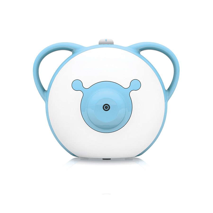 Mouche-bébé électrique Nosiboo Pro pour dégager les petits nez bouchés : bleu, vue de face