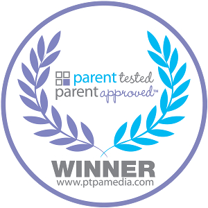 Il simbolo del vincitore nel concorso Parent Tested Parent Approved per l'aspiratore nasale elettrico Nosiboo Pro