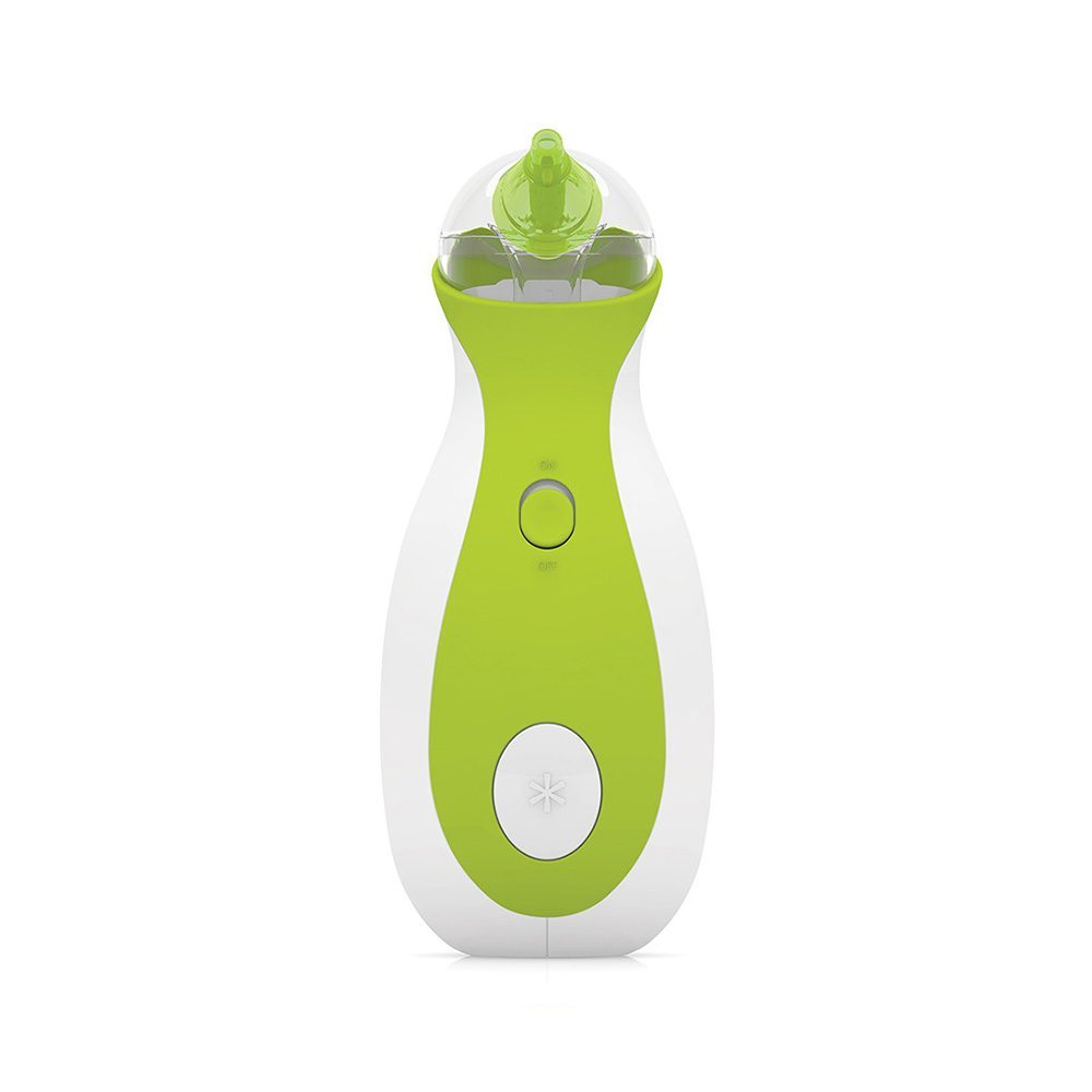 Nosiboo Go Portable Nasal Aspirator for babies to clear little noses on the go: front view