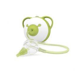 Öffnen Sie das Bild des Nosiboo Pro elektrischen Baby Nasensaugers in grüner Farbe