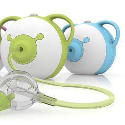 Otwórz zdjęcie elektrycznych aspiratorów do nosa Nosiboo Pro w 3 wersjach kolorystycznych