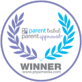 Badge de gagnant du plébiscite « Testé par les Parents Approuvé par les Parents » pour le mouche-bébé électrique Nosiboo Pro